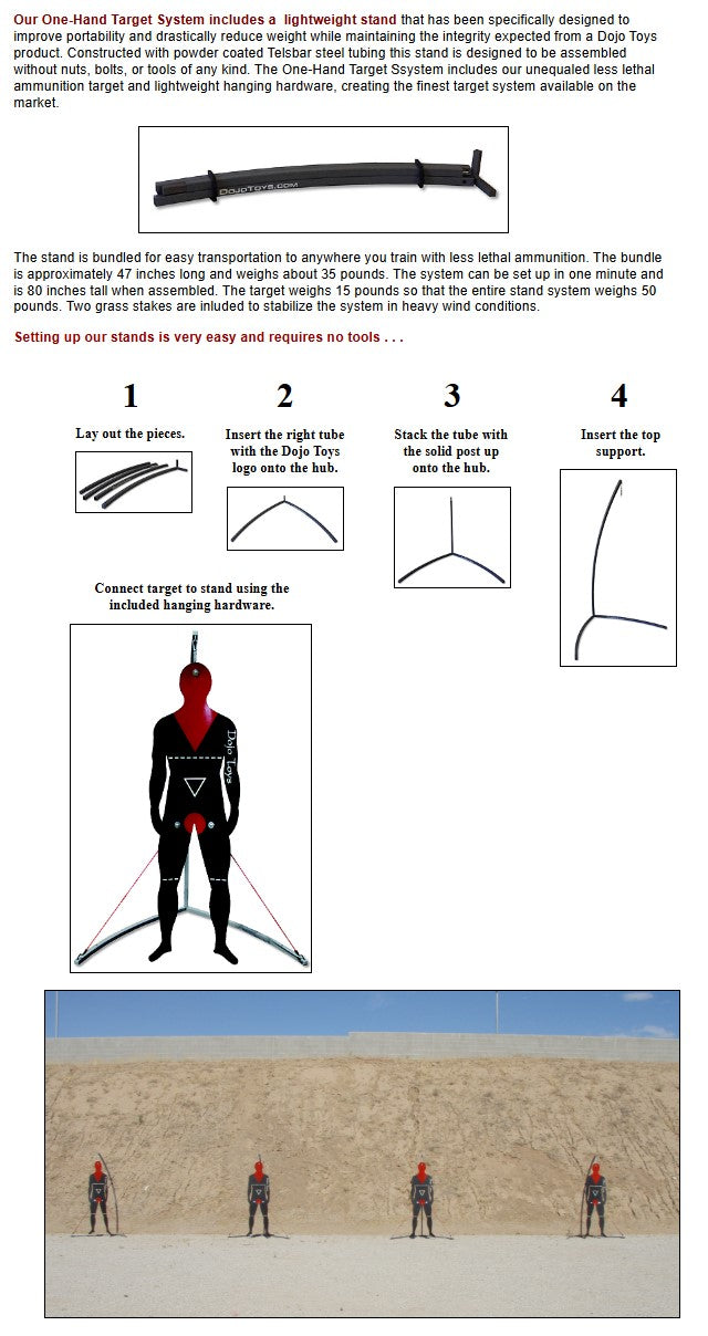 TARGETページ Adjustable Paper Target Stand – Highwild