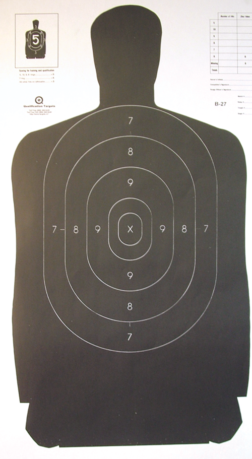 B-27 Targets for sale online – Qualification Targets Inc