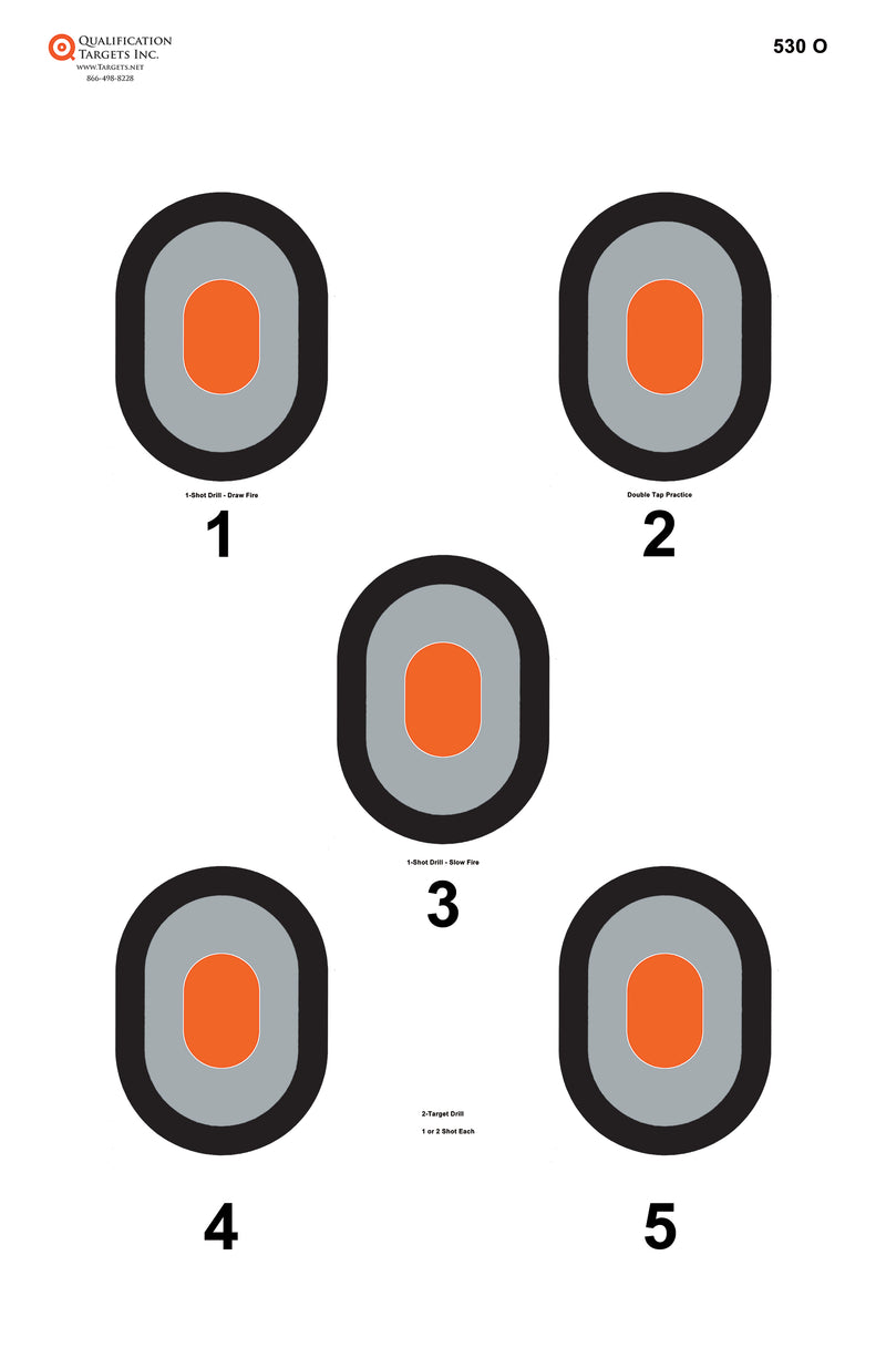 530 Paper Target – Qualification Targets Inc