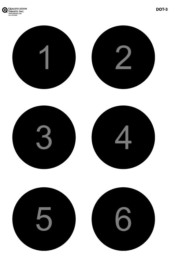 DOT-3 Paper Target