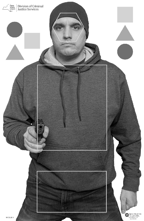 NY-DCJS-1 Paper Target – Qualification Targets Inc