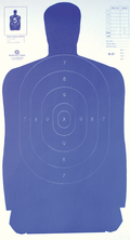 B-27 Silhouette - Blue - Card Stock [7220053] - $1.09 : TargetsOnline, Time  For A Better Target