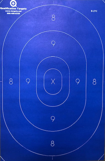 B27 Target Sample B-27C Replacement Center – Qualification Targets Inc