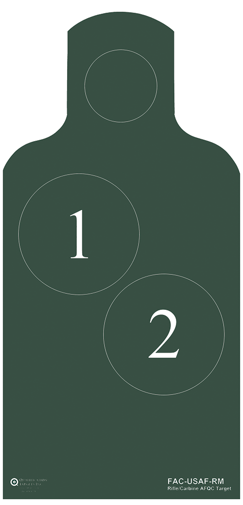 Bat Course Target FAC-USAF-RM Paper Target – Qualification Targets Inc