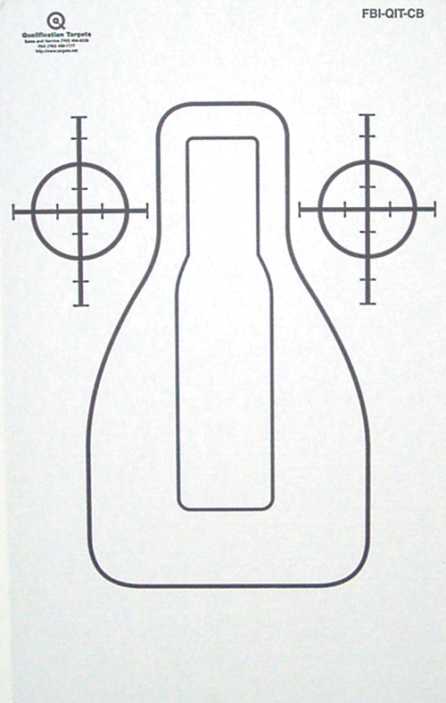 FBI Silhouette Target – Qualification Targets Inc